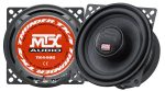Коаксіальна акустика MTX TX440C — передній погляд на динаміки та конструкцію