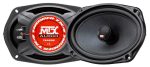 Коаксіальна акустика MTX TX469C — глянцева преміальна 2-смугова система 6x9 дюймів з високою потужністю 685 Вт, чутливістю 94,5 дБ та опорою 4 Ом для точного відтворення звуку у будь-яких авто