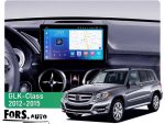 Штатна магнітола FORS auto Mercedes Benz X204 в інтер'єрі автомобіля