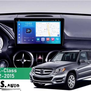 Штатна магнітола FORS auto Mercedes Benz X204 в інтер'єрі автомобіля