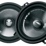 Компонентна акустика MTX TX250S у стандартній інсталяції з показом динаміків і мембран