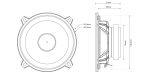 Компонентна акустика MTX TX250S — знімок з кульової головки ВЧ