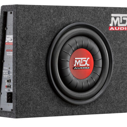 Активний сабвуфер MTX RTF10P на тлі