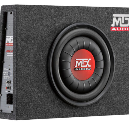 Активний сабвуфер MTX RTF10P на тлі