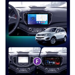 Штатна магнітола FORS.auto FS 4 MAX - вигляд збоку