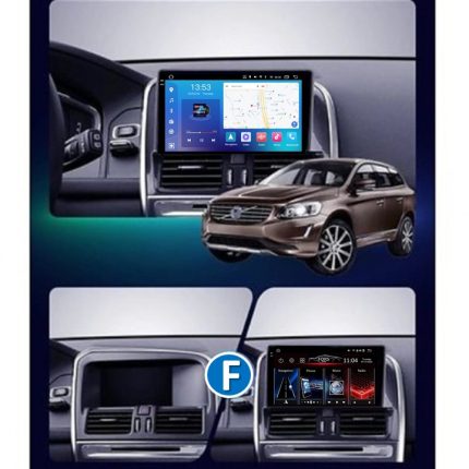 Штатна магнітола Volvo XC60 FORS auto вигляд збоку