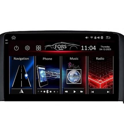 Штатна магнітола Volvo S80 FORS auto інтегрована в інтер'єр