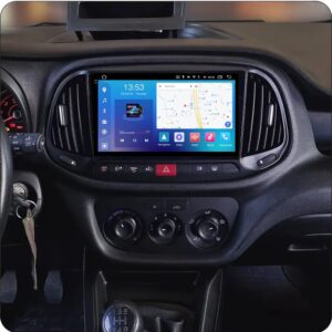 Штатна магнітола FORS.auto Fiat Doblo вигляд збоку