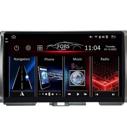 Штатна магнітола FORS.auto FS 4 PRO для Toyota Highlander (4+64Gb, 10") 2015-2020