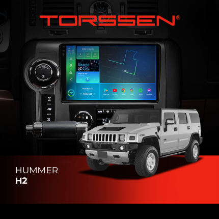 Штатна магнітола Torssen 2K Hummer H2 F9332 4G Carplay DSP