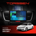 Штатна магнітола Torssen 2K Honda Accord 9 2015-2017