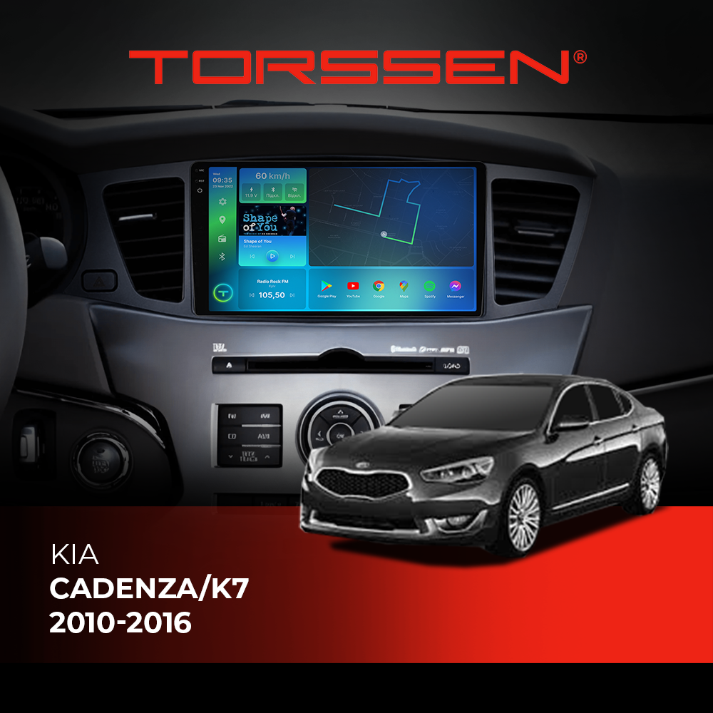 Штатна магнітола Torssen 2K Kia Cadenza/K7 2010-2016 F9332 4G Carplay DSP Штатна магнітола Torssen 2K Kia Cadenza/K7 2010-2016 F9332 4G Carplay DSP