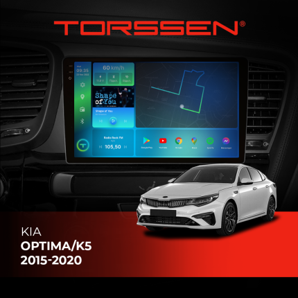 Штатна магнітола Torssen 2K Киа Оптима/K5 2015-2020 F10332 4G Carplay DSP