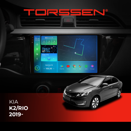 Штатна магнітола Torssen 2K Kia K2