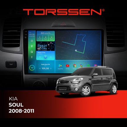 Штатна магнітола Torssen 2K Kia Soul 08-11 F9464 4G Carplay DSP
