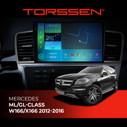 Штатна магнітола для авто Mercedes ML/GL-class W166/X166