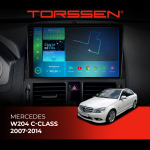 Штатна магнітола Torssen 2K для Mercedes W204 C-class 07-14