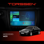 Штатна магнітола Torssen 2K Mercedes W211 F9464 4G Carplay DSP