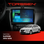 Штатна магнітола Torssen 2K Skoda Superb 13-16 з Carplay та Android Auto