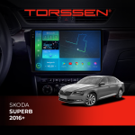 Штатна магнітола Torssen 2K Skoda Superb 16+ 4G Carplay DSP