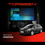 Штатна магнітола Torssen 2K Peugeot 3008/5008 FL9 4G Carplay DSP