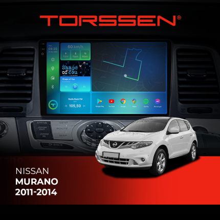 Штатна магнітола Torssen 2K Nissan Murano 11-14 FL9 з Carplay та 4G