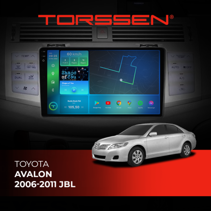 Штатна магнітола Torssen 2K Toyota Avalon 06-11 JBL FL9 4G Carplay DSP