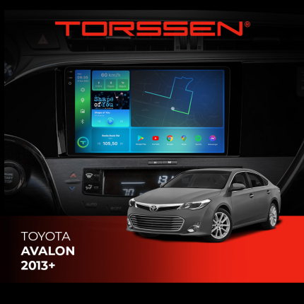 Штатна магнітола Torssen 2K для Toyota Avalon 2013+ з Carplay