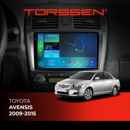 Штатна магнітола Torssen 2K Toyota Avensis 09-15 F96128 4G Carplay DSP