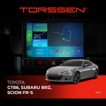 Штатна Torssen 2K магнітола для авто Toyota GT86