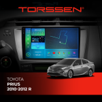 Штатна магнітола Torssen 2K Toyota Prius 10-12 R F96128 4G Carplay DSP
