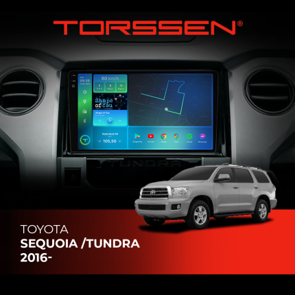 Штатна магнітола Torssen 2K Toyota Sequoia /Tundra 2016- F96128 4G Carplay DSP
