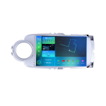 Штатна магнітола Torssen 2K Toyota Yaris (P130) (2011-2013) 4G Carplay DSP - вигляд збоку