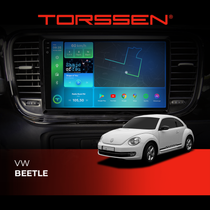 Штатна магнітола Torssen 2K VW Beetle F96128 4G Carplay DSP