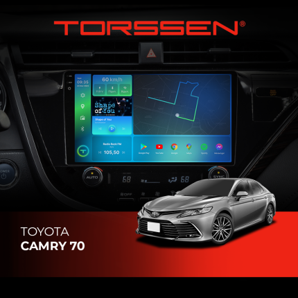 Штатна магнітола Torssen для Toyota Camry 70
