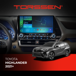 Штатна магнітола Torssen 2K Toyota Highlander 2021+ FL10 4G Carplay DSP