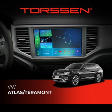Штатна магнітола Torssen 2K VW Atlas/Teramont F108256 4G Carplay DSP