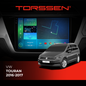 Штатна магнітола Torssen 2K VW Touran 16-17 F106128 4G Carplay DSP