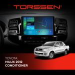 Штатна магнітола Torssen 2K Toyota Hilux 12 Conditioner F9332 4G Carplay DSP