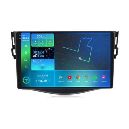Штатна магнітола Torssen 2K Toyota Rav4 2006-2012 F9332 4G Carplay DSP – 1