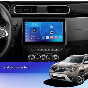Штатна магнітола FORS.auto FS 1 LITE для Renault Duster в інтер'єрі авто