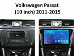 Штатна магнітола FORS.auto FS 1 LITE для Volkswagen Passat (2011-2015) — вигляд збоку