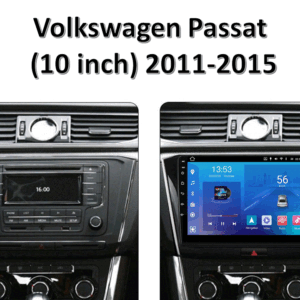 Штатна магнітола FORS.auto FS 1 LITE для Volkswagen Passat (2011-2015) — вигляд збоку