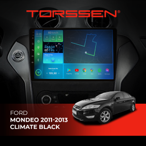 Штатна магнітола Torssen Ford Mondeo 11-13 climate black FL10 Carplay