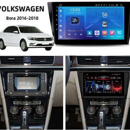 Штатна магнітола FORS.auto FS 1 LITE для Volkswagen Bora (2016-2018) — вигляд збоку