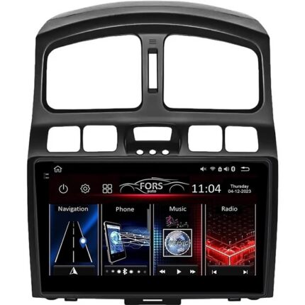 Штатна FORS auto магнітола Hyundai Santa Fe з екраном 9 дюймів