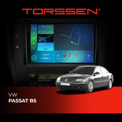 Штатна магнітола для авто VW Passat B5
