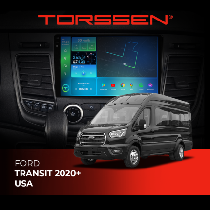 Штатна магнітола 2K Torssen для Ford Transit 2020+ USA F96128