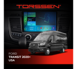 Штатна магнітола Torssen Ford Transit 2020+ USA F9232 4G Carplay DSP
