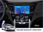 Штатна магнітола FORS auto FS 2 ULTRA для Hyundai Sonata (2+32Gb, 9") 2010-2015